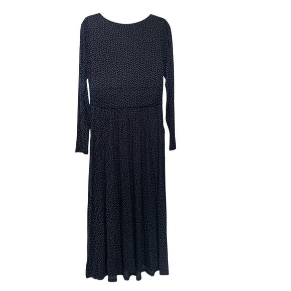 New Boden Abigail Jersey Maxi Midi Dress Sz 12 Long 12L Long Sleeve - Picture 6 of 6
